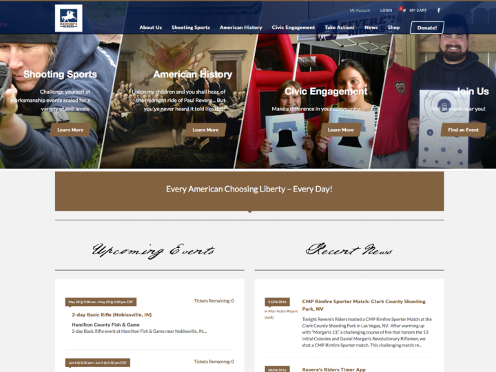 New Website: Revere’s Riders