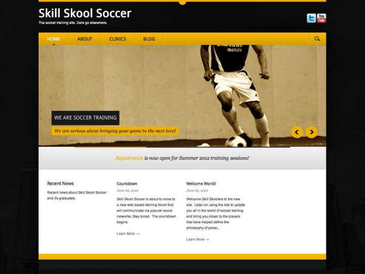 New Website: Skill Skool Soccer