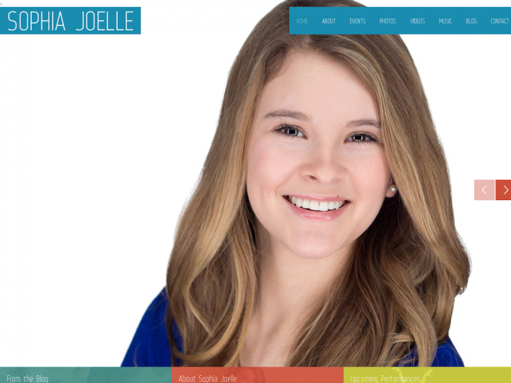 New Website: Sophia Joelle